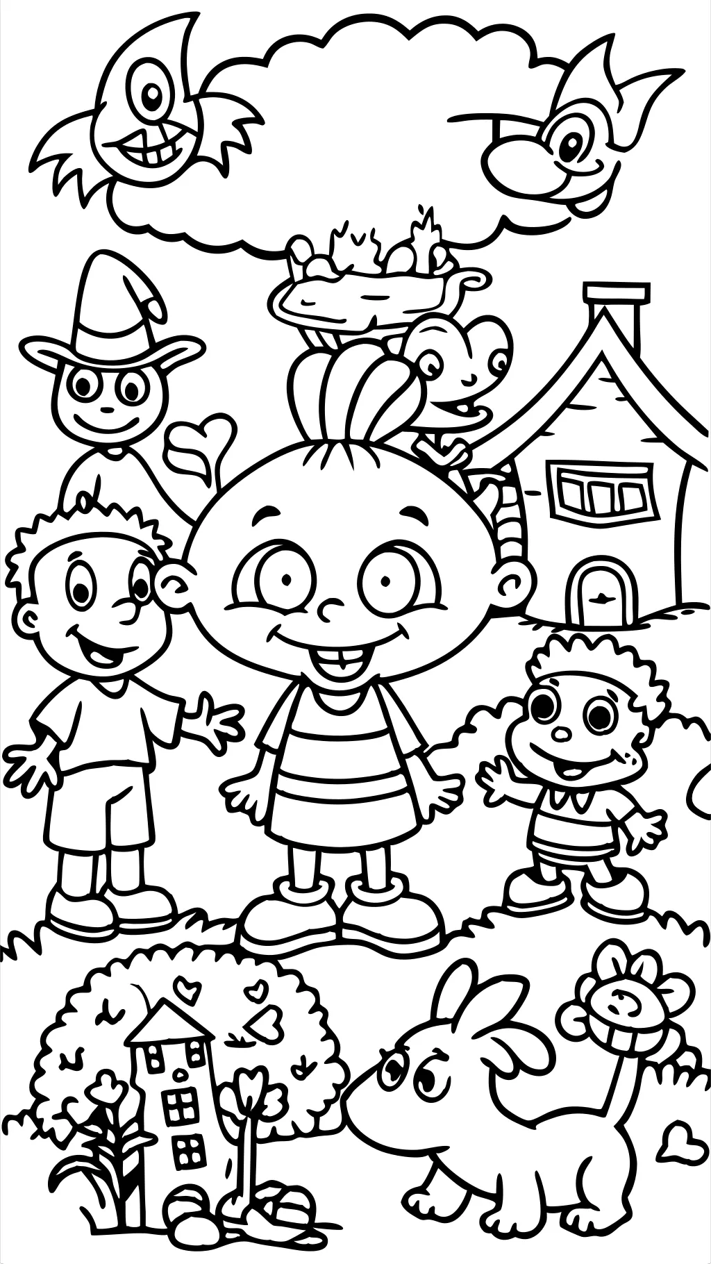 pages à colorier rugrats